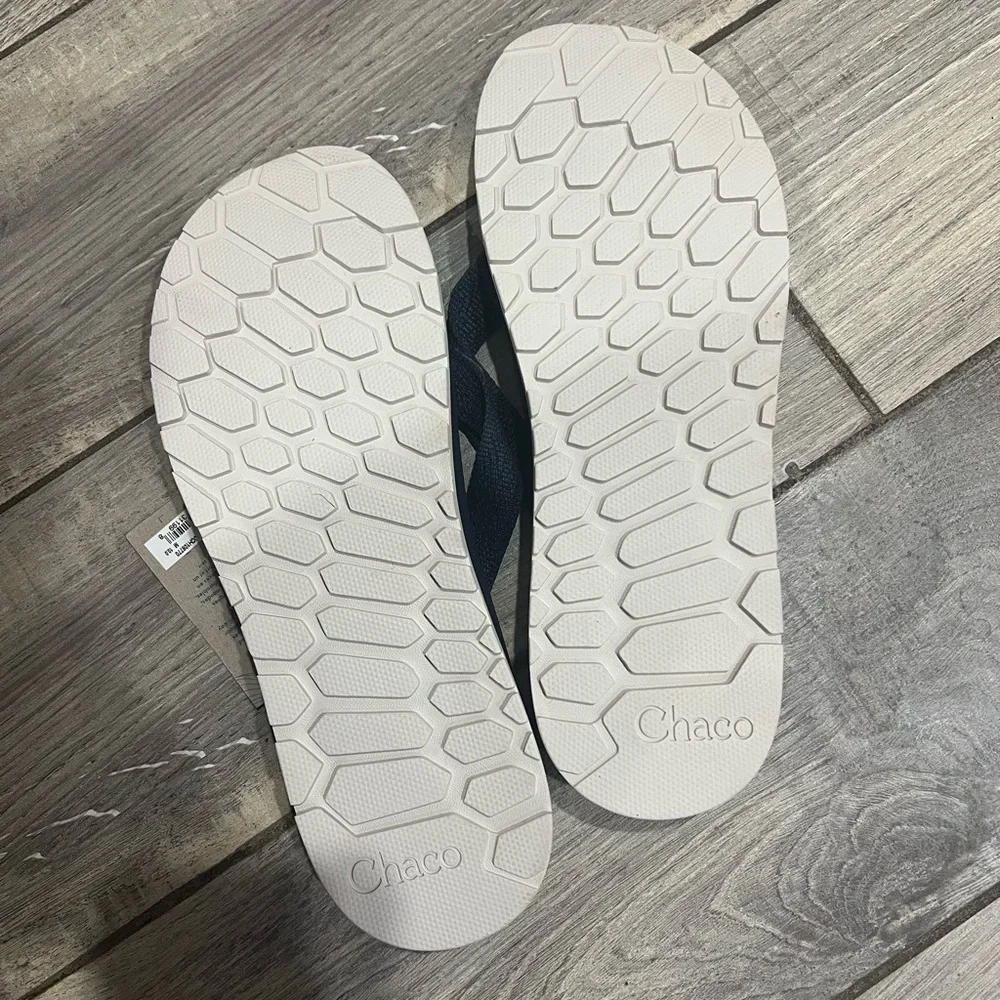 Chaco Lowdown Navy Flip Flops NWT Woman’s 10 - Picture 3 of 3